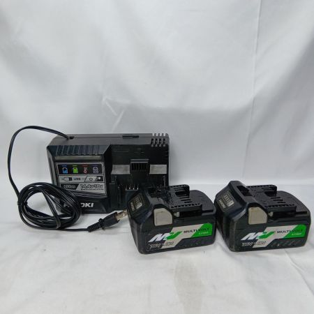 HiKOKI ハイコーキ インパクトドライバ WH36DA ブラック 程度C 充電器・充電池2個・ケース付 コードレス式 36v 204044 WH36DA ブラック