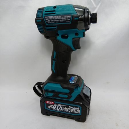 MAKITA マキタ TD002GRDX ブルー 充電器・充電池2個・ケース付 コードレス式 40v TD002GRDX ブルー