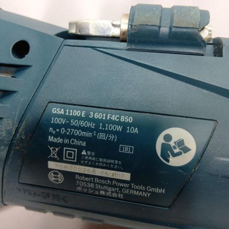 BOSCH ボッシュ GSA1100E ネイビー ケース付 コード式 100v 70800268 使用感有 GSA1100E ネイビー
