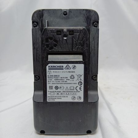 KARCHER ケルヒャー BVL 5/1 Bp  充電器・充電池1個付 コードレス式 36v 011352 使用感有 BVL 5/1 Bp