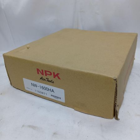 NPK NPK NW-1600HA グリーン 未使用品 常圧 不明 NW-1600HA グリーン