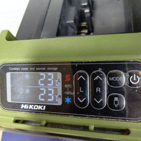 HiKOKI ハイコーキ コードレス冷温庫 UL18DB オリーブ 付属品完備 コードレス式 JN11980 使用感有 UL18DB オリーブ