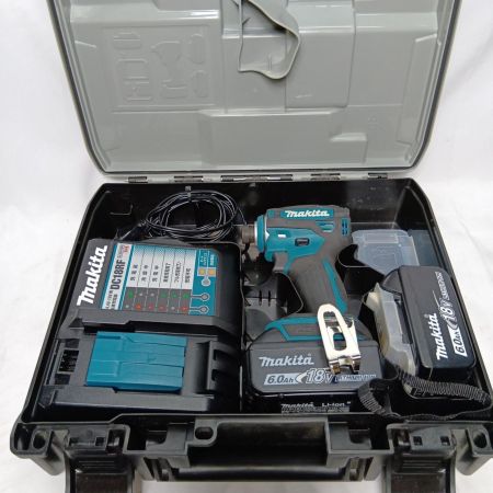 MAKITA マキタ インパクトドライバ TD172DRGX 充電器・充電池2個・ケース付 コードレス式 18v 182495 使用感有 TD172DRGX