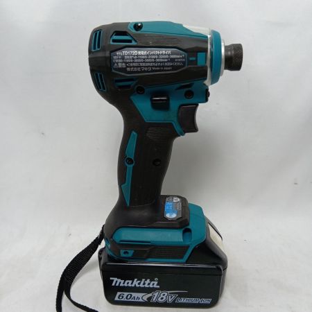 MAKITA マキタ インパクトドライバ TD172DRGX 充電器・充電池2個・ケース付 コードレス式 18v 182495 使用感有 TD172DRGX