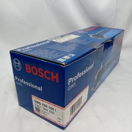 BOSCH ボッシュ ディスクグラインダー GWS750-100 I ブルー 未開封品 付属品完備 コード式 100mm 100v GWS750-100 I ブルー