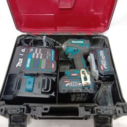MAKITA マキタ インパクトドライバ TD001GRDX 充電器・充電池2個・ケース付 コードレス式 40v 29564 使用感有 TD001GRDX Bランク