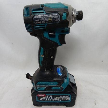 MAKITA マキタ インパクトドライバ TD001GRDX 充電器・充電池2個・ケース付 コードレス式 40v 29564 使用感有 TD001GRDX
