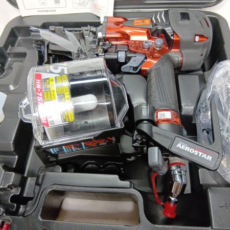 MAX マックス エア釘打ち MAX HN-75N4(D)-R 未使用品 ケース付 高圧 HN-75N4(D)-R