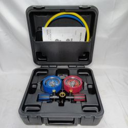 イチネンTASCO ゲージマニホールド イチネンTASCO TB122TA ケース付 美品 TB122TA Aランク