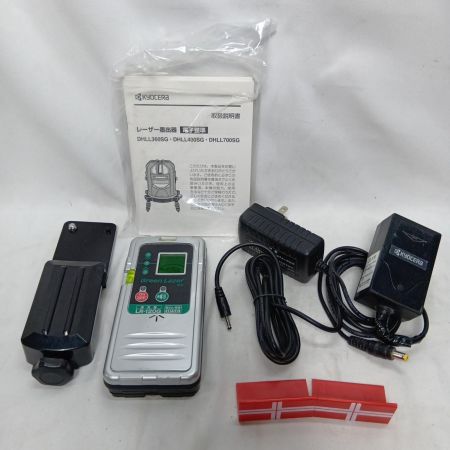 KYOCERA キョウセラ レーザー墨出し器 DHLL700SG ブラック×レッド 程度C 付属品完備 使用感有 公正なし DHLL700SG ブラック×レッド