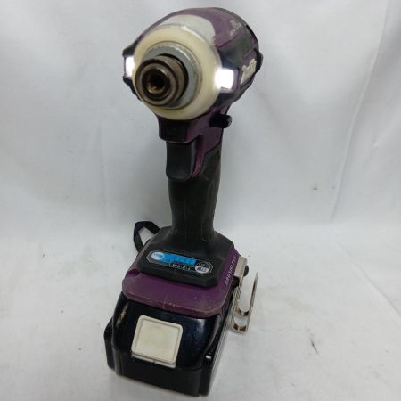 MAKITA マキタ インパクトドライバTD172DGXAP パープル 充電器・充電池2個付 コードレス式 18v 6.0Ah 4/0/0 4/0/0 38039 キズ・ヨゴレ有 TD172DGXAP パープル