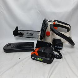 KOSHIN チェーンソー SCS-1820 程度B 充電器・充電池1個付 コードレス式 18v 2.0Ah 240520006 使用感有 SCS-1820 Bランク