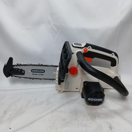 KOSHIN チェーンソー SCS-1820 程度B 充電器・充電池1個付 コードレス式 18v 2.0Ah 240520006 使用感有 SCS-1820