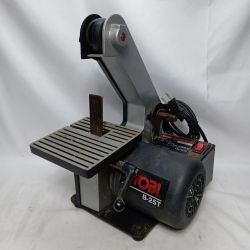 RYOBI リョービ ベルトサンダ B-25T ブラック 本体のみ コード式 100v 不明 使用感有 B-25T ブラック Cランク
