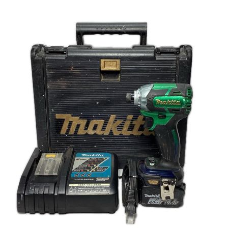 MAKITA マキタ インパクトドライバ TD137D 充電器・充電池1個・ケース付 コードレス式 14.4v 41442 使用感有 TD137D