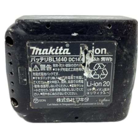 MAKITA マキタ インパクトドライバ TD137D 充電器・充電池1個・ケース付 コードレス式 14.4v 41442 使用感有 TD137D