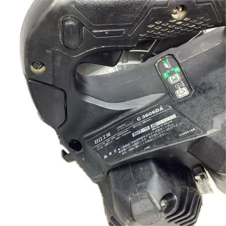 HITACHI 日立  丸のこ コードレス式 キズ・ヨゴレ有 C3606DA ブラック