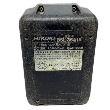 HITACHI 日立  丸のこ コードレス式 キズ・ヨゴレ有 C3606DA ブラック