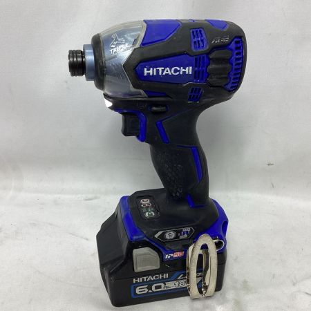 HITACHI 日立 インパクトドライバ 充電器・充電池1個・ケース付 コードレス式 18v  WH18DDL2 ブルー