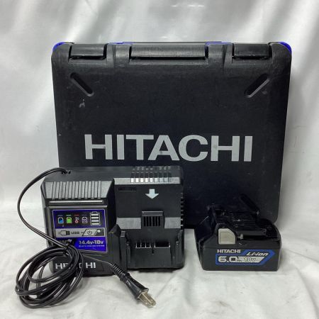 HITACHI 日立 インパクトドライバ 充電器・充電池1個・ケース付 コードレス式 18v  WH18DDL2 ブルー