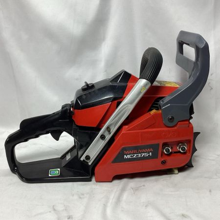 MARUYAMA チェーンソー 付属品完備 2サイクル MCZ375-1 レッド