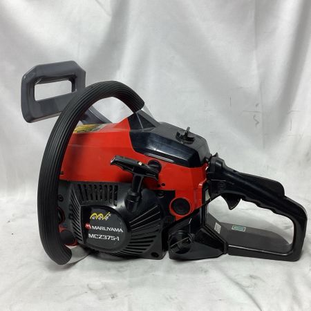 MARUYAMA チェーンソー 付属品完備 2サイクル MCZ375-1 レッド