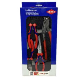 KNIPEX クニペックス プライヤー 未使用品 付属品完備 セット品 002001V15 レッド×ネイビー Sランク