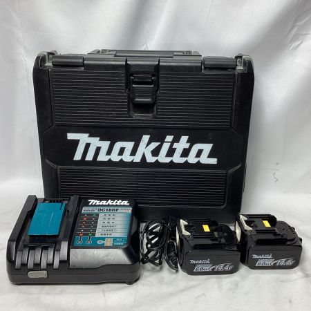 MAKITA マキタ インパクトドライバ 充電器・充電池2個・ケース付 コードレス式 14.4v 美品  TD161DRGX ブルー