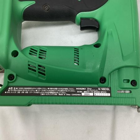HIKOKI ハイコーキ N18DSL 13ｍｍコードレスタッカ 中古C ケース付き、バッテリー、充電器別売