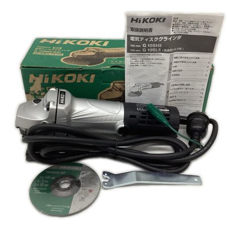HiKOKI (ハイコーキ) 100mm 電気ディスクグラインダー G10SH5(ES) 3P可倒式プラグ付き