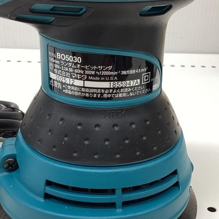 makita マキタ 100V 125mm ランダムオービットサンダ  BO5030