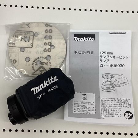 makita マキタ 100V 125mm ランダムオービットサンダ  BO5030
