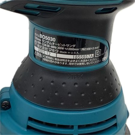 MAKITA マキタ 100V 125mmランダムオービットサンダ BO5030 