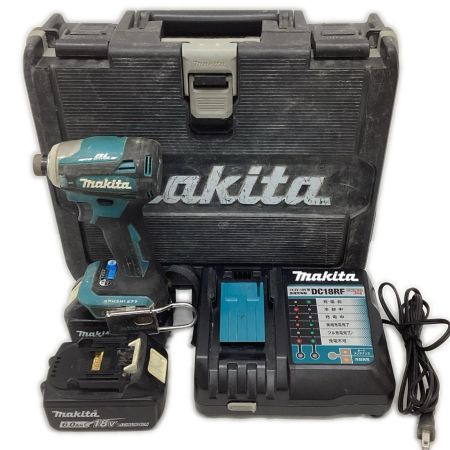 マキタ(Makita) makita マキタ 18V 充電式インパクトドライバ TD172DRGX 青  バッテリー2個、充電器、ケース付き付き