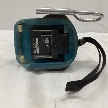 マキタ(Makita) makita マキタ 18V 充電式インパクトドライバ TD172DRGX 青  バッテリー2個、充電器、ケース付き付き