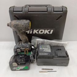 HiKOKI ハイコーキ 18V コードレスインパクトドライバ WH18DDL2  バッテリー×2、充電器付き Cランク