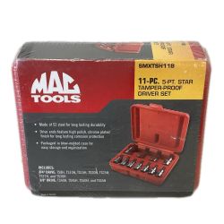 MAC TOOLS マック MAC TOOLS マックツールズ SMXTSH11B 11Pc. 5Pt. 星形タンパープルーフソケットセット 未使用 Sランク