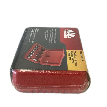 MAC TOOLS マック MAC TOOLS マックツールズ SMXTSH11B 11Pc. 5Pt. 星形タンパープルーフソケットセット 未使用