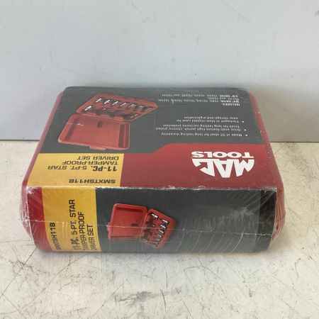 MAC TOOLS マック MAC TOOLS マックツールズ SMXTSH11B 11Pc. 5Pt. 星形タンパープルーフソケットセット 未使用