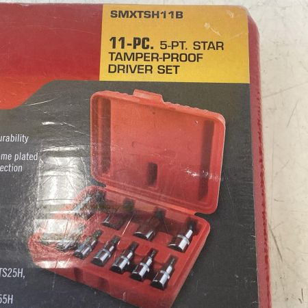 MAC TOOLS マック MAC TOOLS マックツールズ SMXTSH11B 11Pc. 5Pt. 星形タンパープルーフソケットセット 未使用