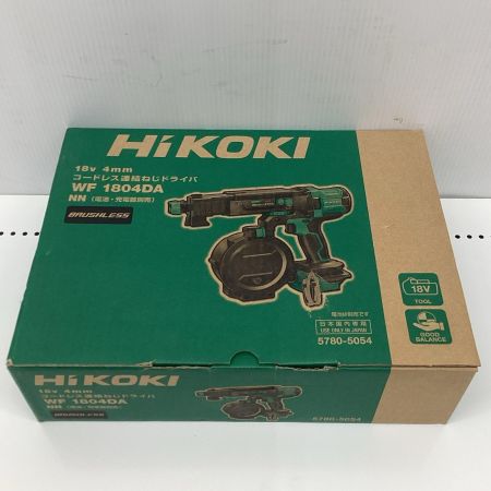 HiKOKI(ハイコーキ) 18V 4mm コードレス連結ねじドライバ WF1804DA   アグレッシブグリーン