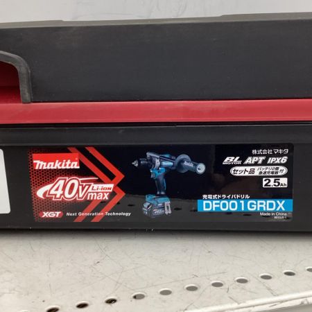 MAKITA マキタ 未使用 DF001GRDX 40V充電式ドライバドリル バッテリー2個、充電器付き