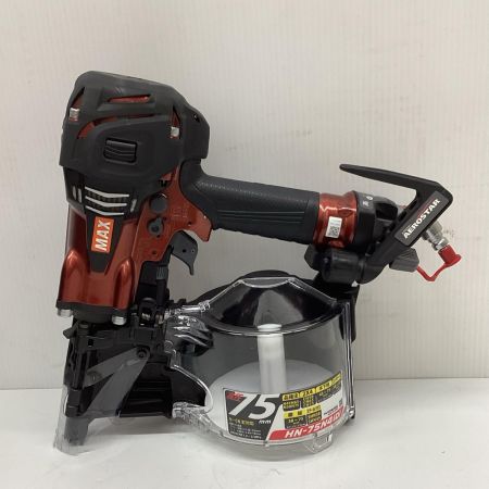 MAX マックス 未使用 MAX/HN-75N4(D)-R 高圧コイルネイラ  マイスターレッド (HN91014)