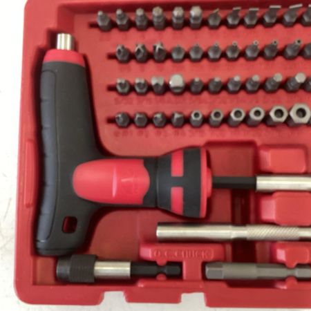 TAC TOOLS SBDR123SA 123Pc. マックグリップ ラチェッティング 1/4""ヘックスビットドライバーセット