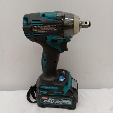 MAKITA マキタ インパクトレンチ 程度B 充電器・充電池2個・ケース付  TW004GRDX ブルー