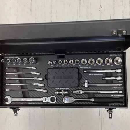 ASTRO PRODUCTS アストロプロダクツ 程度B ツールセット マットブラック ミリ (76点組) TS203 ブラック