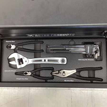 ASTRO PRODUCTS アストロプロダクツ 程度B ツールセット マットブラック ミリ (76点組) TS203 ブラック