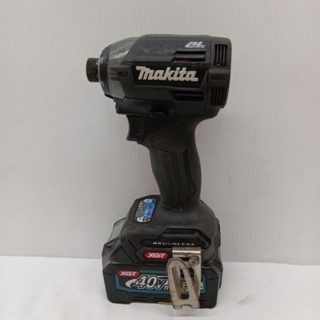 MAKITA マキタ 充電式インパクトドライバ 度C 充電器・充電池2個・ケース付 キズ・ヨゴレ有 TD002G ブラック