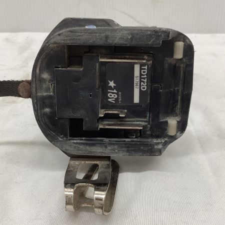 MAKITA マキタ 18V 充電式インパクトドライバ 本体のみ TD172D ブラック