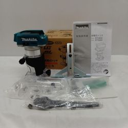 MAKITA マキタ  RT50DZ 充電式トリマー 未使用品(S) 本体のみ コードレス式 18v RT50DZ ブルー Sランク